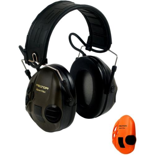 Artikelbild des Artikels “3M PELTOR SportTac, 26 dB, Grün/Orange Kapseln, Faltbarer Kopfbügel STAC-GN “