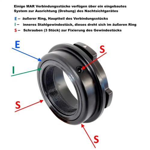 Artikelbild 2 des Artikels “Rusan MAR Connector MCR Verbindungsstück “