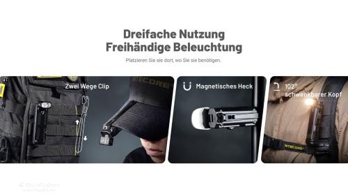 Artikelbild 6 des Artikels “Nitecore EDC09 - 1600 Lumen, Winkellampe “