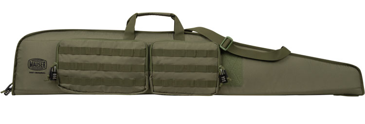 Artikelbild 2 des Artikels “MAUSER Büchsenfutteral ORIGINAL 128x25x8cm Oliv-Grün Futteral Gewehrtasche für Büchsen mit ZF “