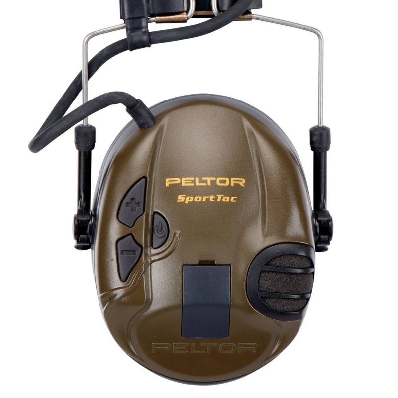 Artikelbild 2 des Artikels “3M PELTOR SportTac, 26 dB, Grün/Orange Kapseln, Faltbarer Kopfbügel STAC-GN “