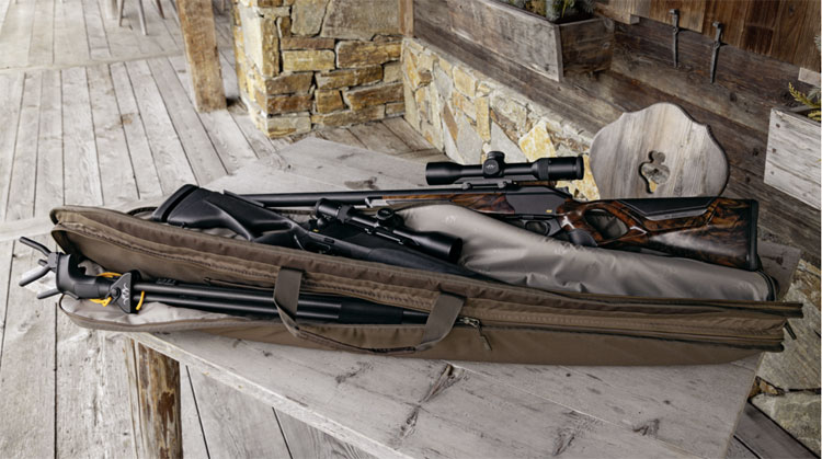Artikelbild 3 des Artikels “BLASER Doppelfutteral ESSENTIAL TEAK 128x27x10cm für 2 Büchsen mit ZF “