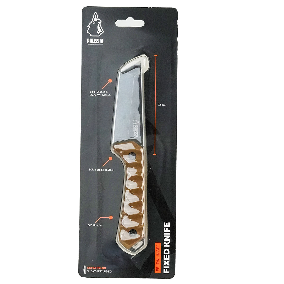 Artikelbild 3 des Artikels “Outdoor & Jagdmesser PRUSSIA PRECISION Feldklinge 1 - Fixed Knife “